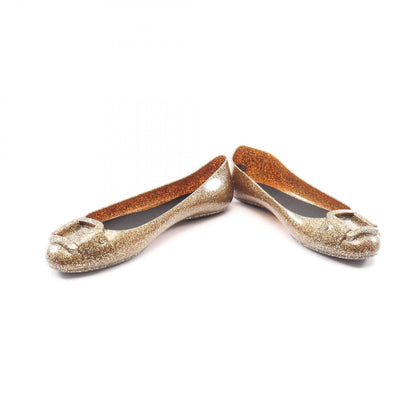 JIMMY CHOO Glitter Pumps Gold Size 38