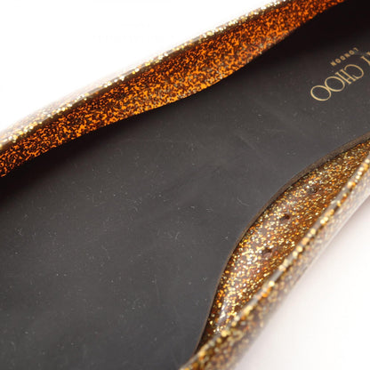 JIMMY CHOO Glitter Pumps Gold Size 38