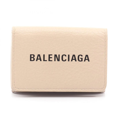 BALENCIAGA EVERYDAY MINI Leather Wallet