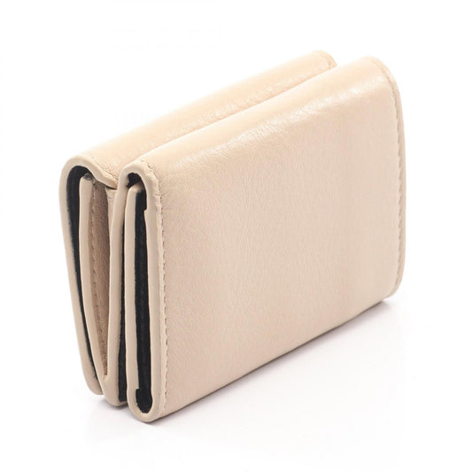 BALENCIAGA EVERYDAY MINI Leather Wallet