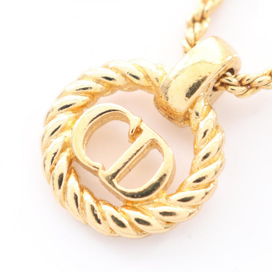 Dior CD Logo Gold Plated Necklace