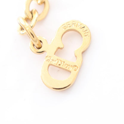 Dior CD Logo Gold Plated Necklace