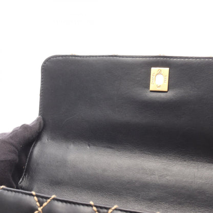 CHANEL Wild Stitch Top Handle Bag Gold HW
