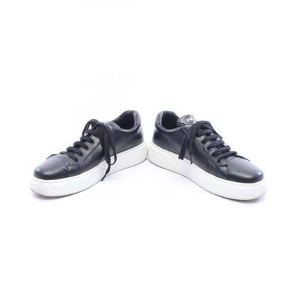 PRADA Triangle Logo Leather Sneakers Size 37.5