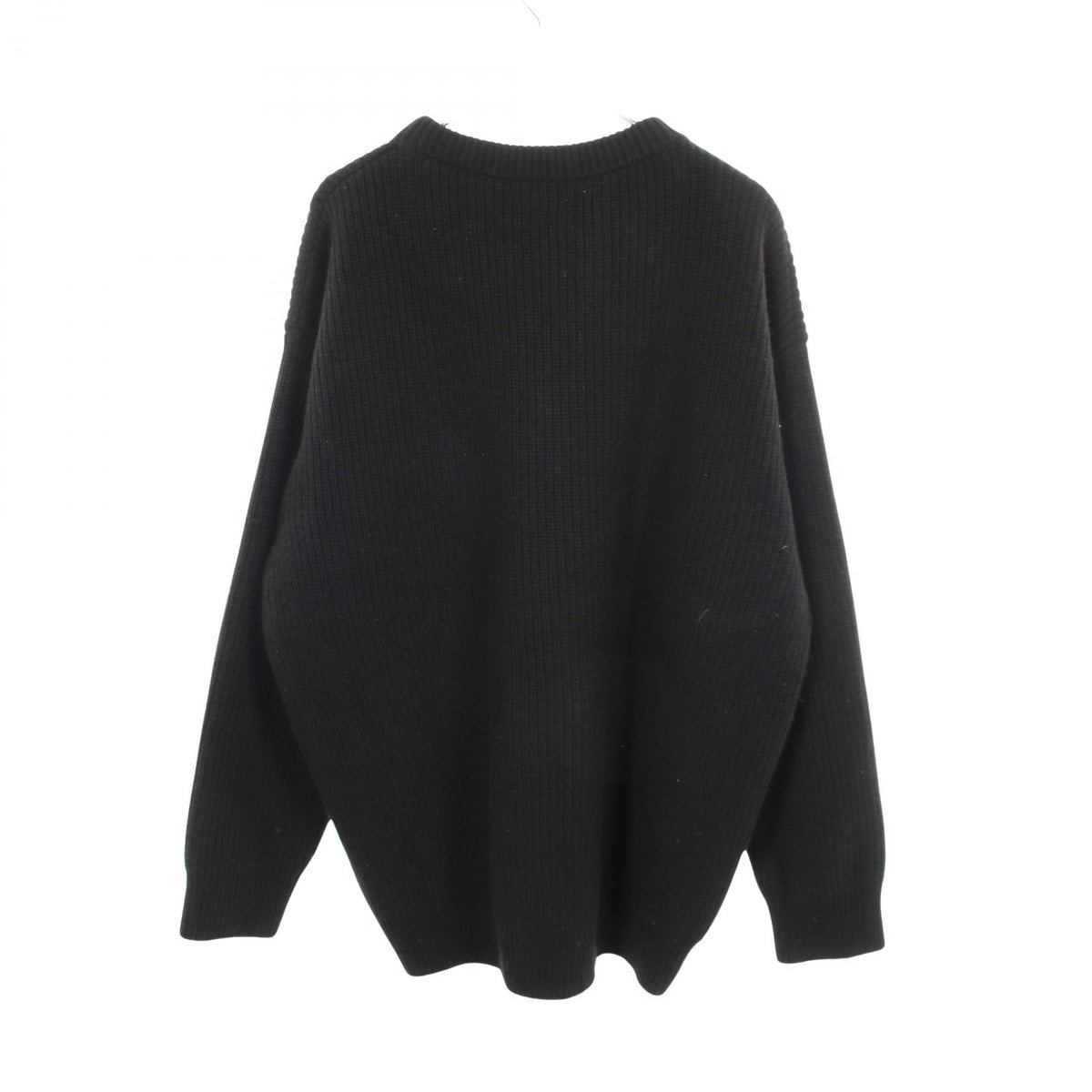 CELINE Oversize Rib Logo Wool Sweater Size M