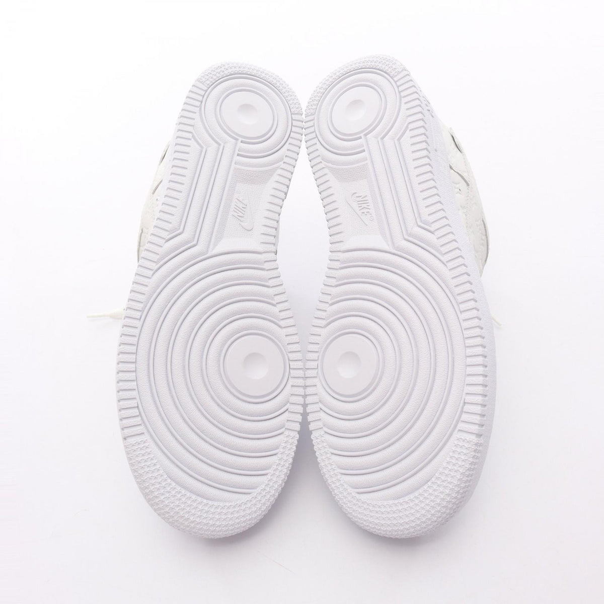 LOUIS VUITTON x NIKE Air Force 1 Monogram Sneakers Size UK 7