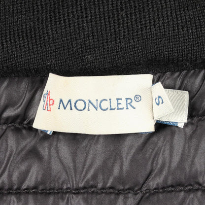 MONCLER Mixed Media Wool Nylon Hoodie Size S