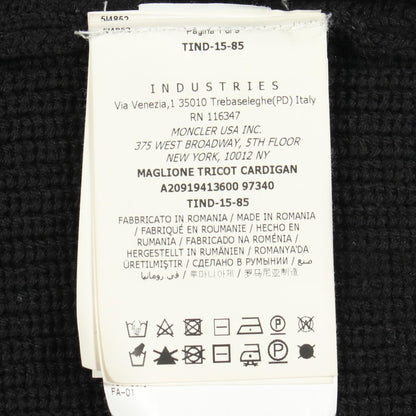 MONCLER Mixed Media Wool Nylon Hoodie Size S