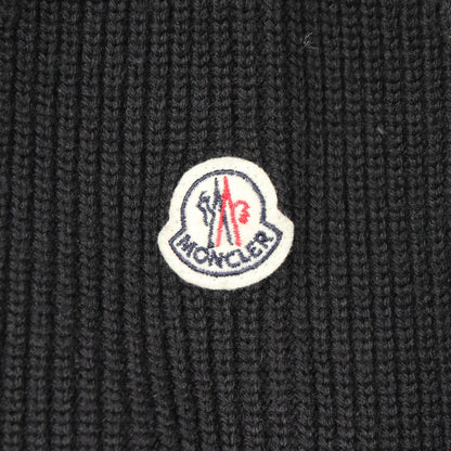 MONCLER Mixed Media Wool Nylon Hoodie Size S