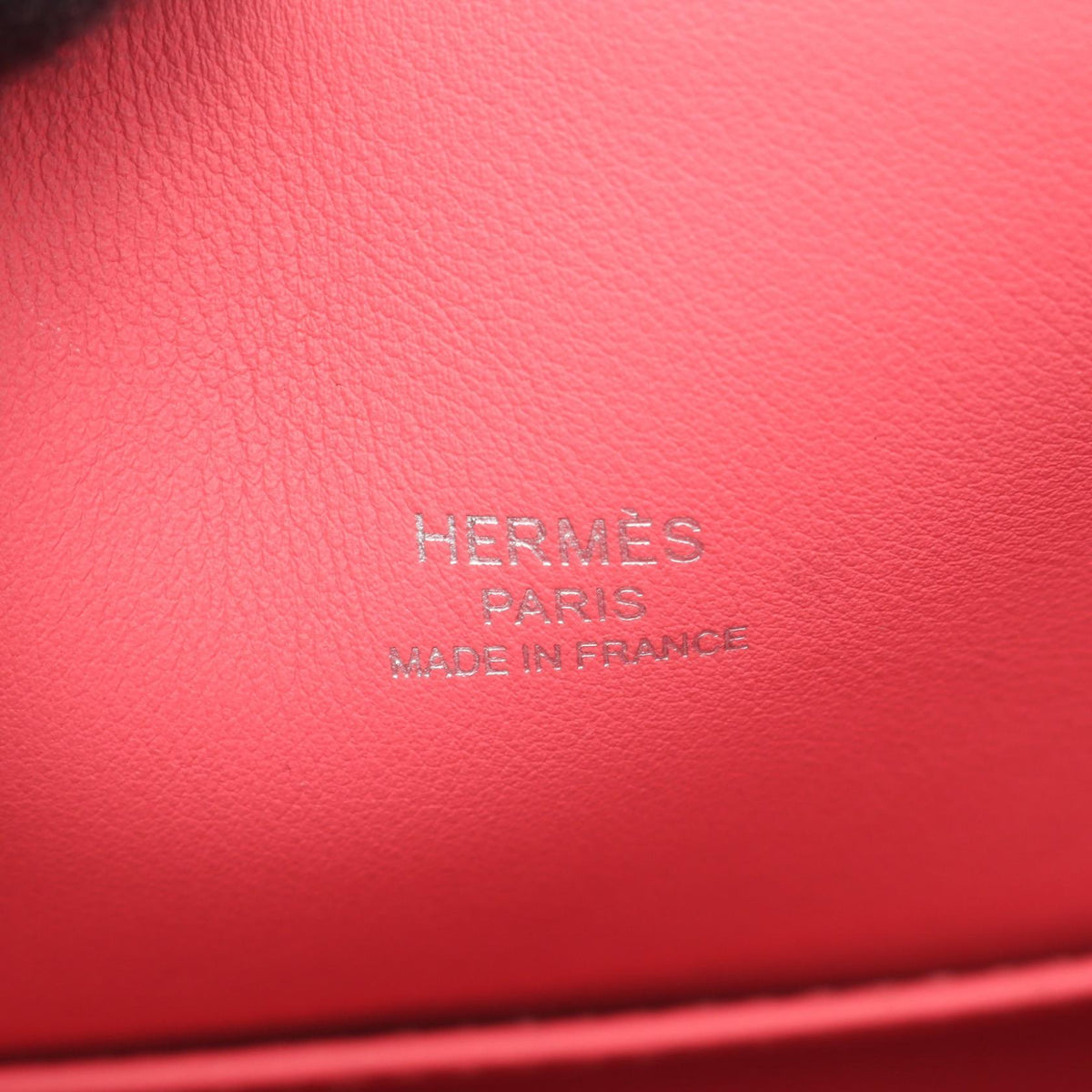 HERMES Rose Azalee Evercolor 2-Way Handbag