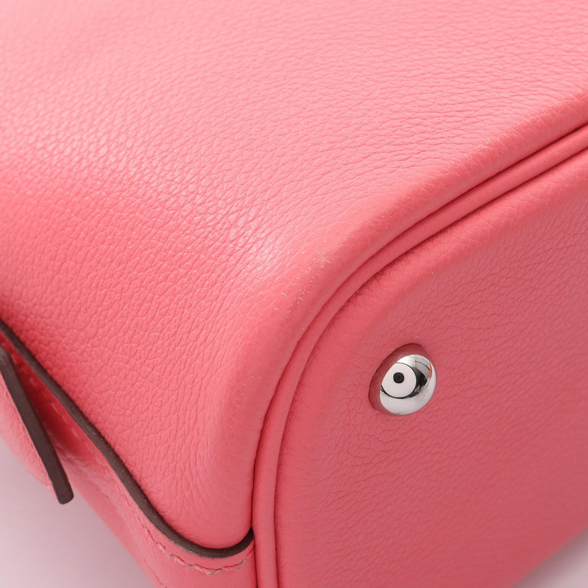 HERMES Rose Azalee Evercolor 2-Way Handbag