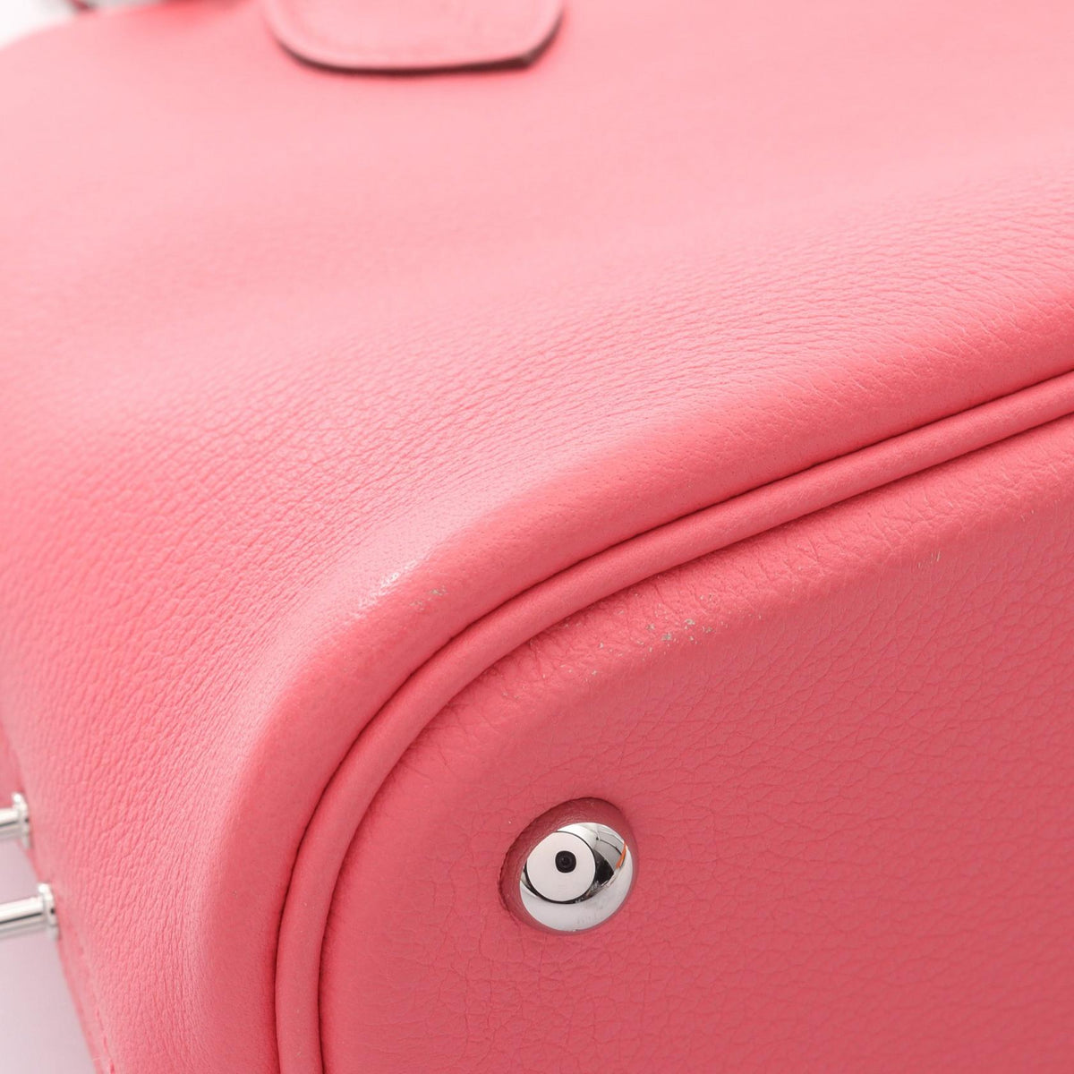 HERMES Rose Azalee Evercolor 2-Way Handbag