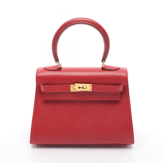 HERMES Mini Sellier Courchevel Handbag