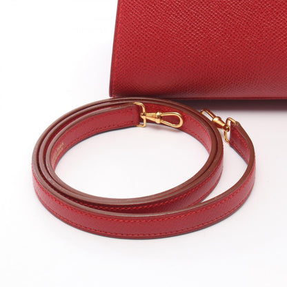 HERMES Mini Sellier Courchevel Handbag