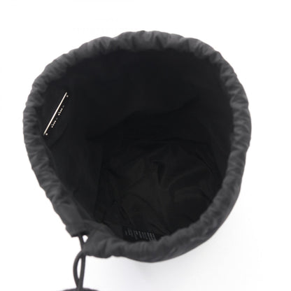 Miu Miu Drawstring Novelty Pouch Black
