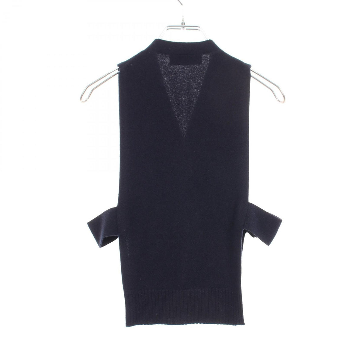 Miu Miu Side Open Cashmere Vest Navy Size 36