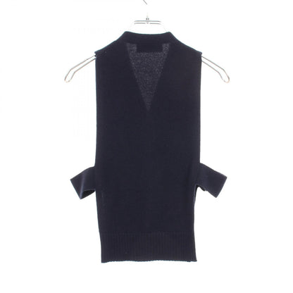 Miu Miu Side Open Cashmere Vest Navy Size 36