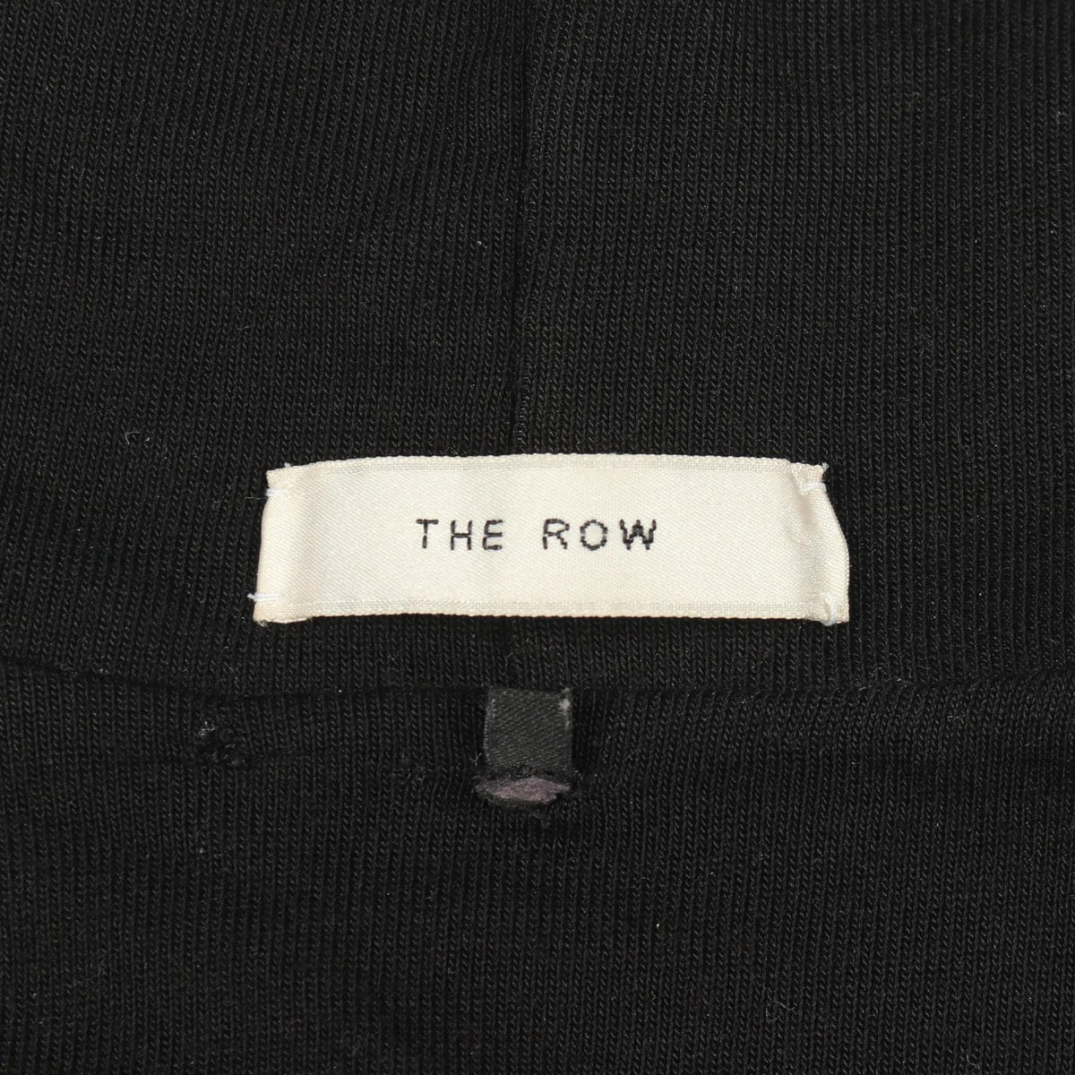 THE ROW Tencel Turtleneck Long Sleeve Top Black Size XS