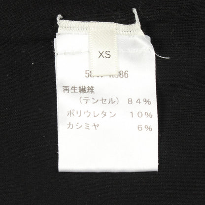 THE ROW Tencel Turtleneck Long Sleeve Top Black Size XS