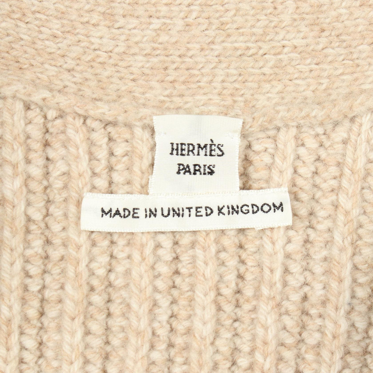 HERMES Medor Wool Cardigan Size 32