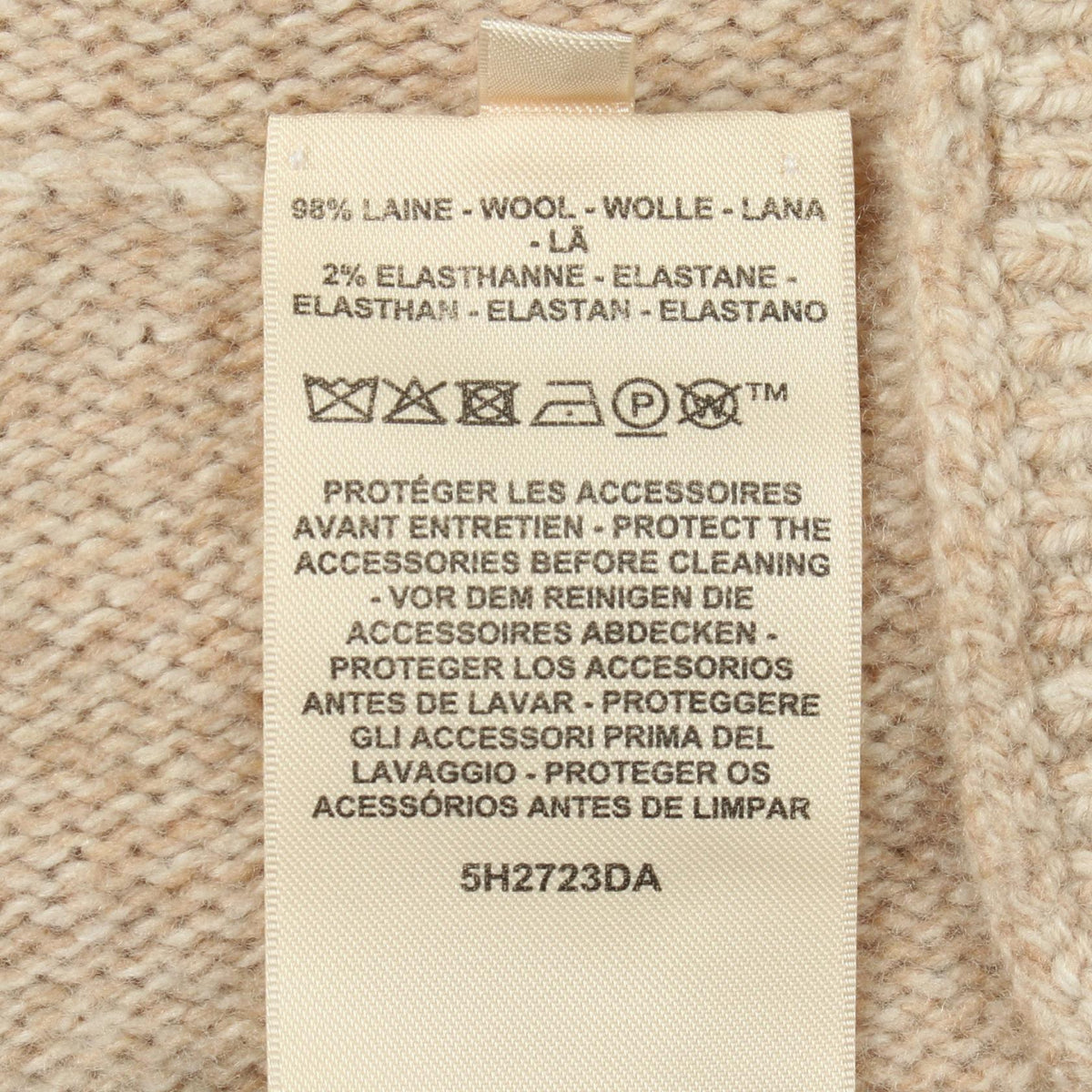 HERMES Medor Wool Cardigan Size 32