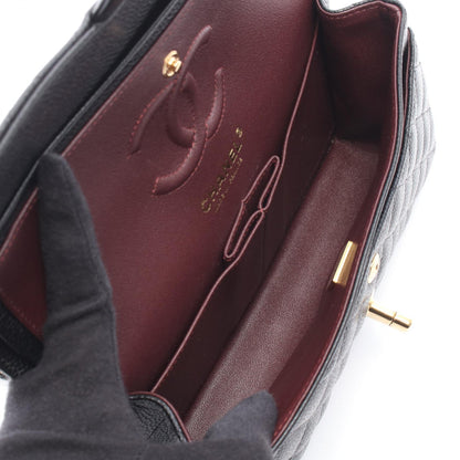 CHANEL Matelassé W Flap Shoulder Bag