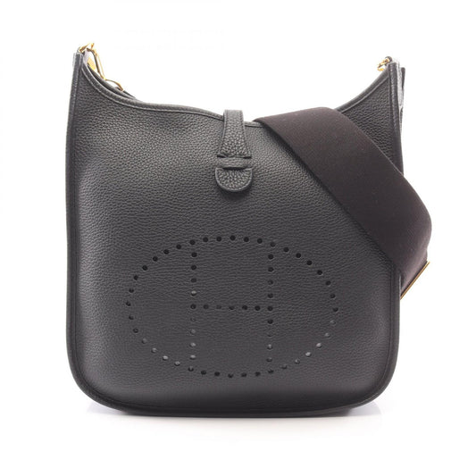 HERMES Evelyne III PM Taurillon Bag Black