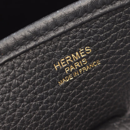 HERMES Evelyne III PM Taurillon Bag Black