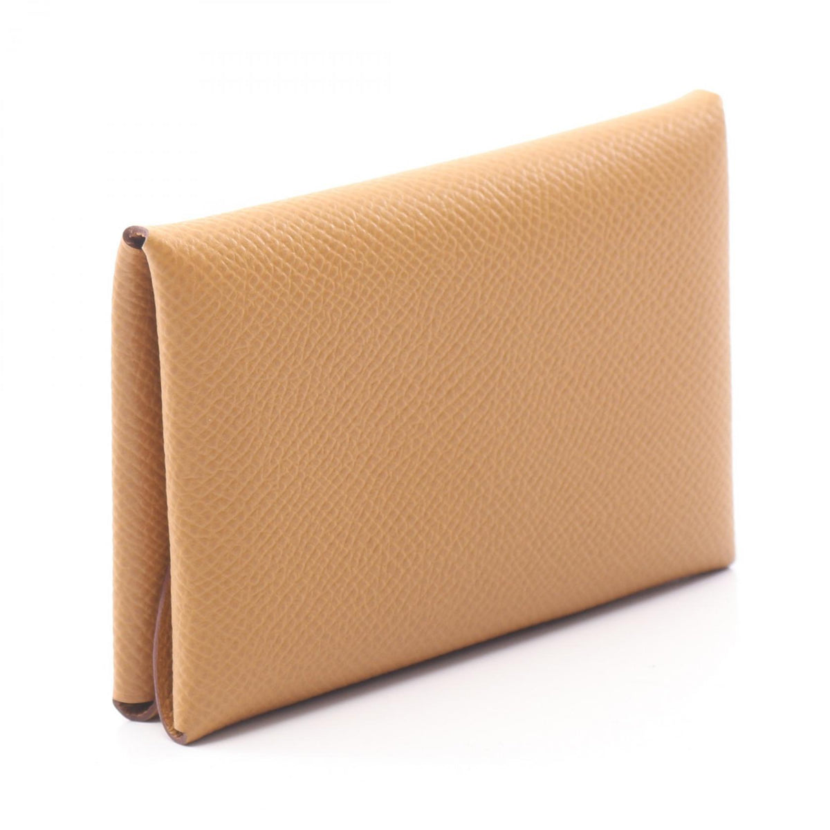 HERMES Calvi Duo Veau Epsom Case Brown