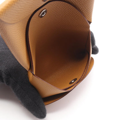 HERMES Calvi Duo Veau Epsom Case Brown