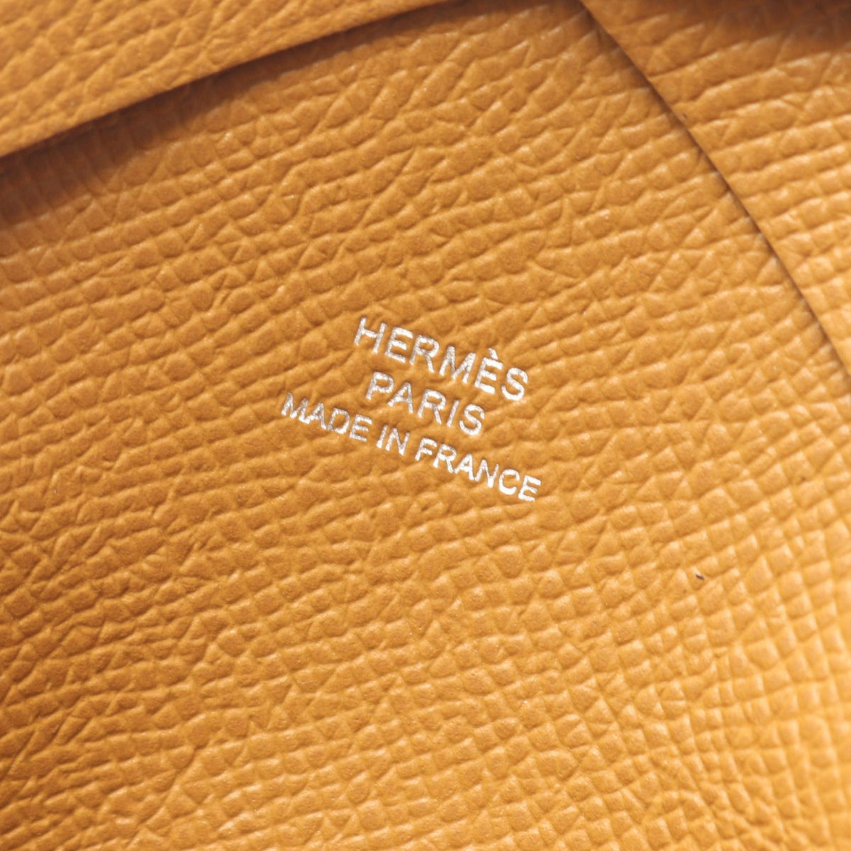HERMES Calvi Duo Veau Epsom Case Brown