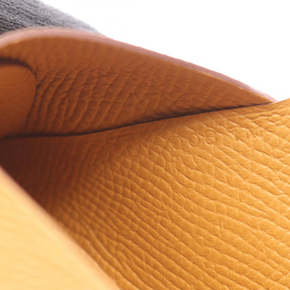 HERMES Calvi Duo Veau Epsom Case Brown