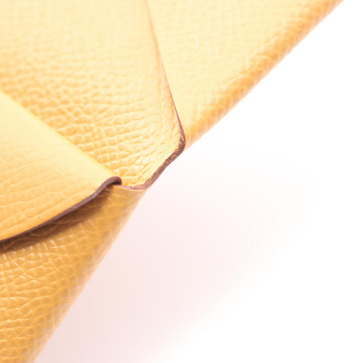 HERMES Calvi Duo Veau Epsom Case Brown