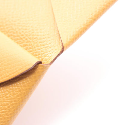HERMES Calvi Duo Veau Epsom Case Brown