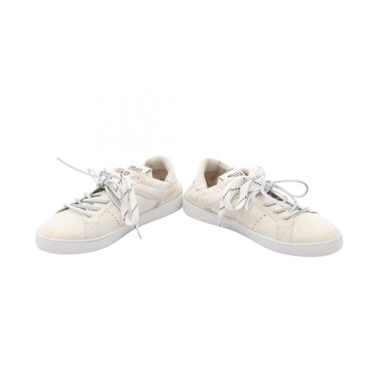 Miu Miu Deco Leather Distressed Finish Sneakers Size 37