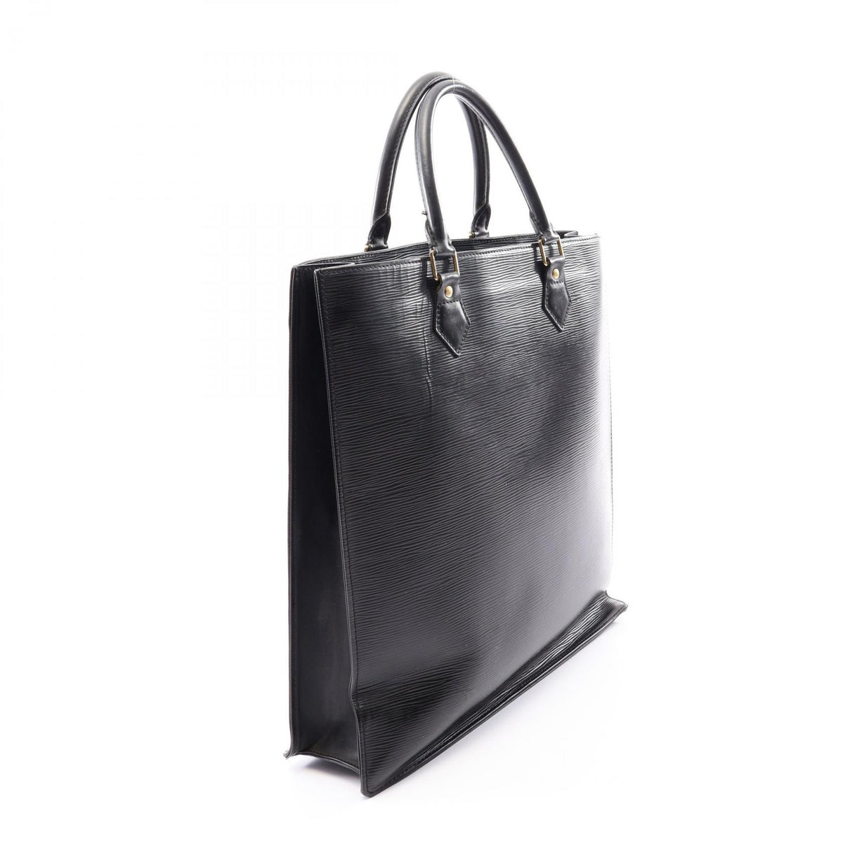 LOUIS VUITTON Sac Plat Epi Leather - Black Tote