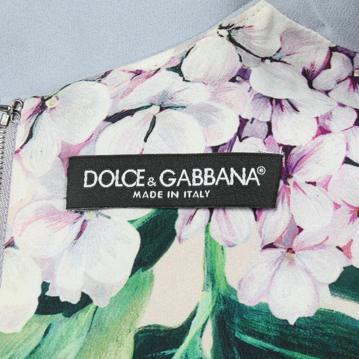DOLCE & GABBANA Floral Sleeveless Rayon Midi Dress Size 40