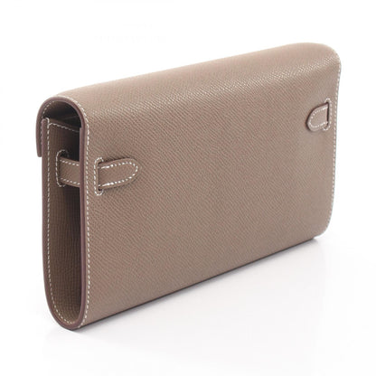 HERMES Kelly To Go Etoupe Shoulder Bag
