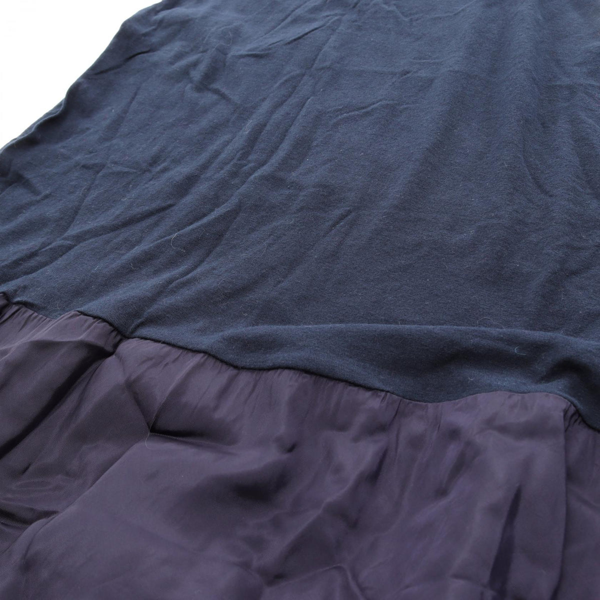 sacai luck Cotton Paneled Midi Dress Blue Size 3