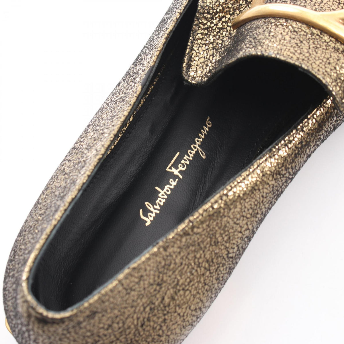 Salvatore Ferragamo LANA Gancini Leather Loafers Size US 9