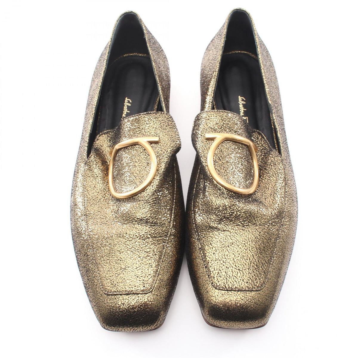 Salvatore Ferragamo LANA Gancini Leather Loafers Size US 9
