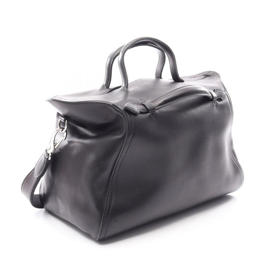 HERMES Oxer 2WAY Evergrain Bag Black