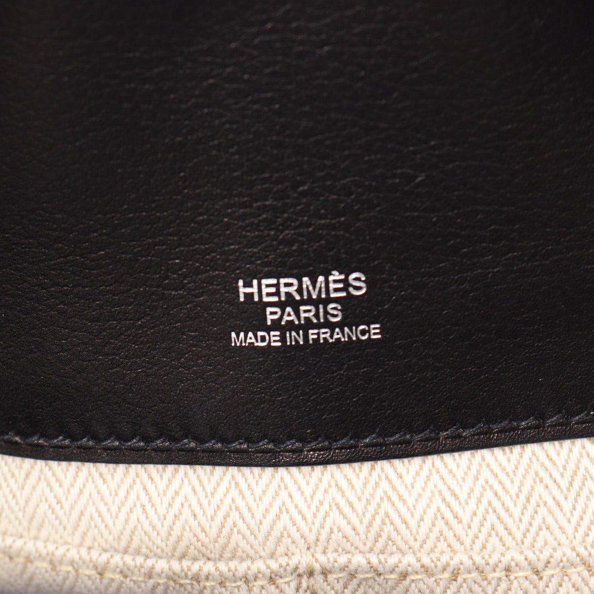 HERMES Oxer 2WAY Evergrain Bag Black