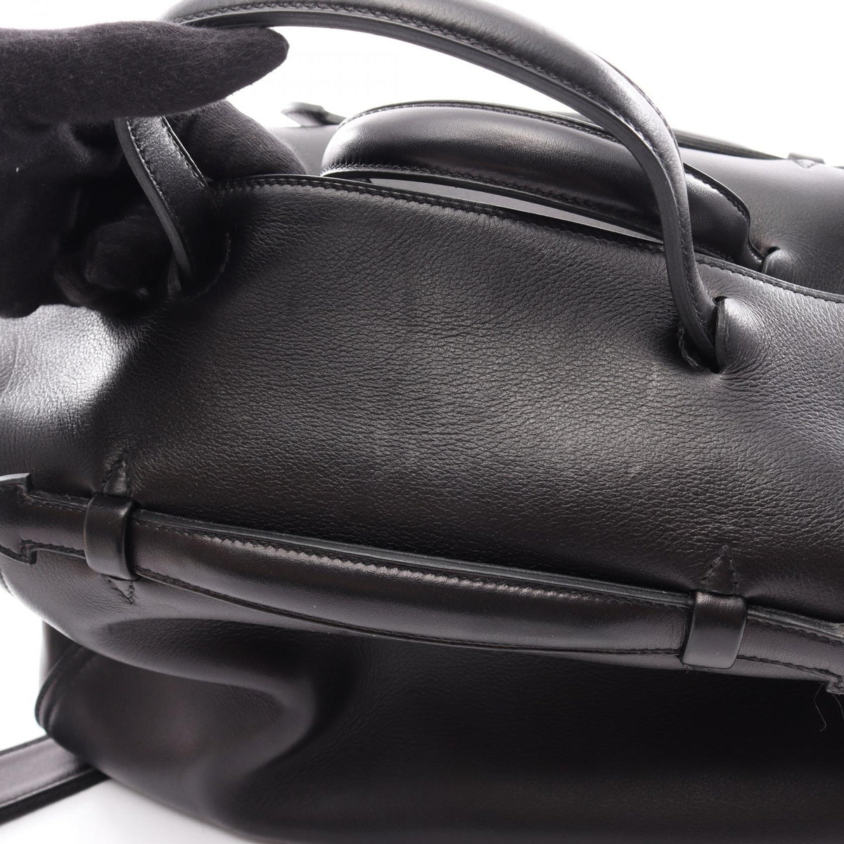 HERMES Oxer 2WAY Evergrain Bag Black