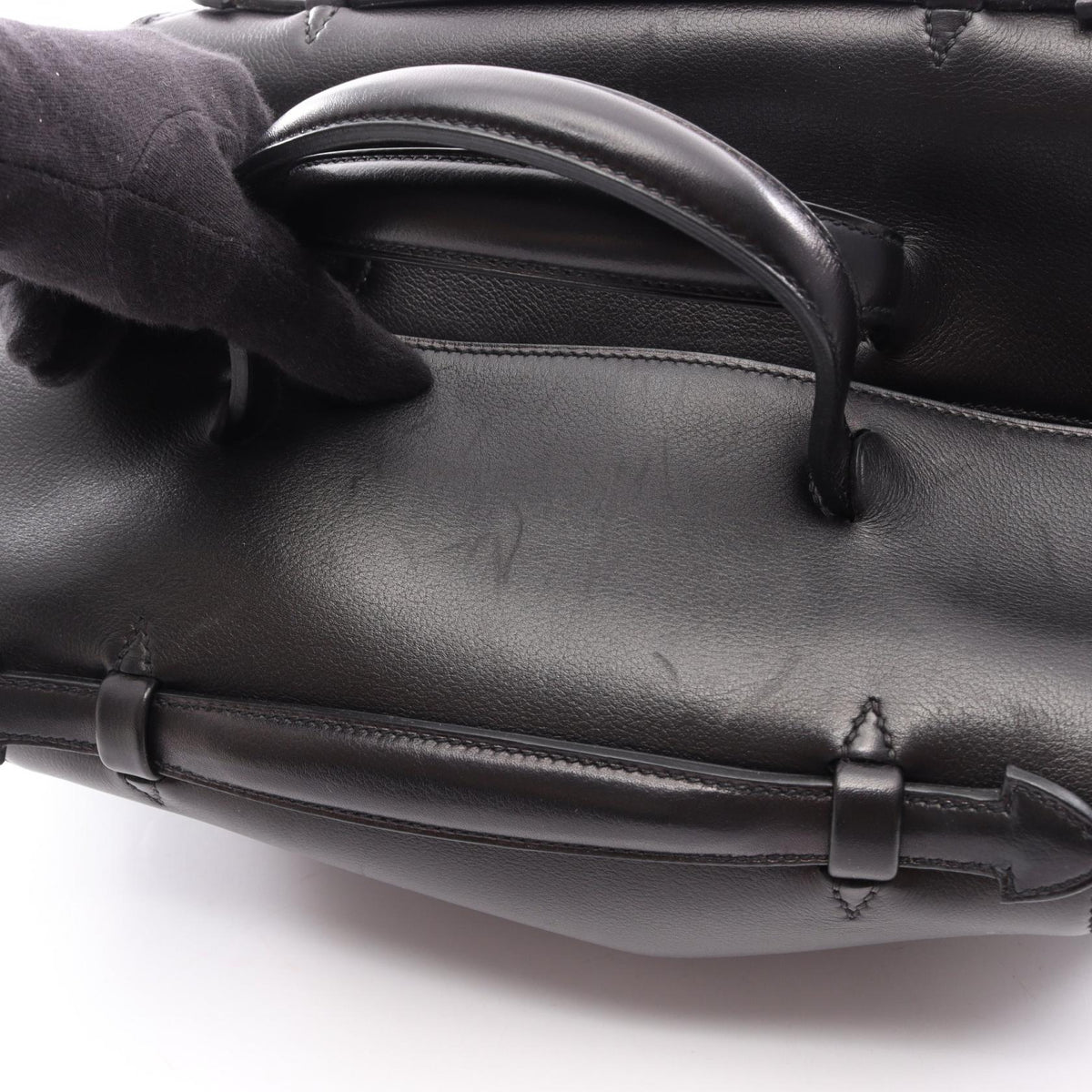 HERMES Oxer 2WAY Evergrain Bag Black
