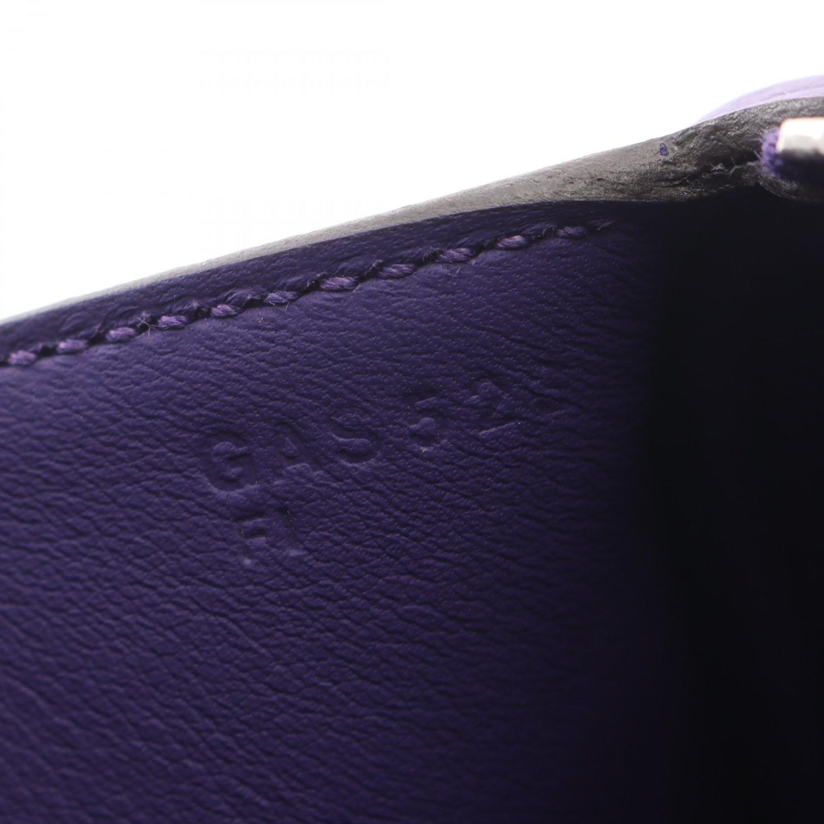 HERMES Lindy Mini Taurillon Bag Purple