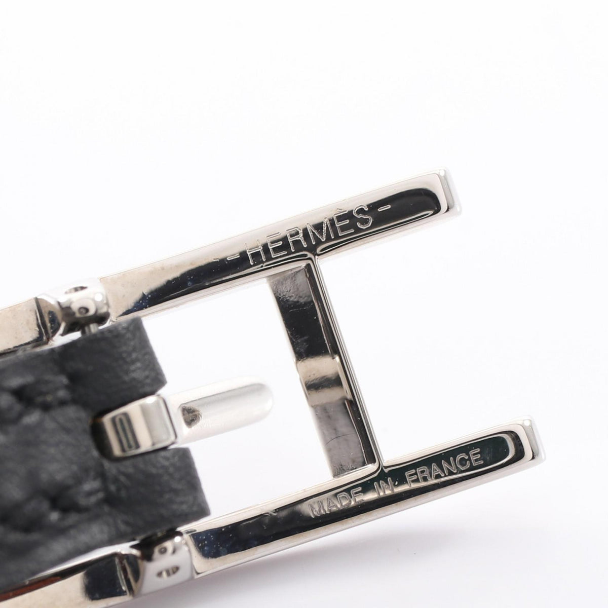 HERMES Behapi Double Tour Reversible Bracelet Black Size T1