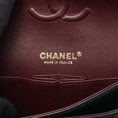 CHANEL Matelasse Double Flap Bag Black