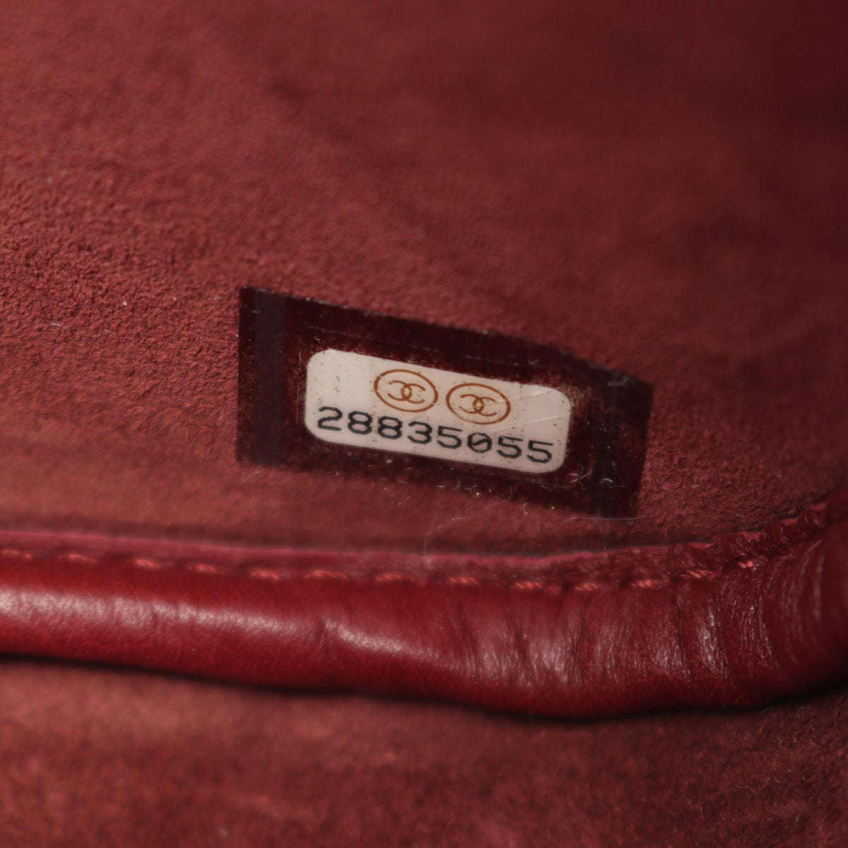 CHANEL Matelasse Lambskin Shoulder Bag Red