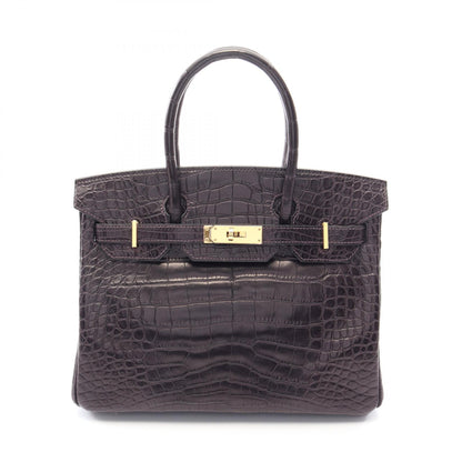 HERMES Birkin 30 Handbag Amethyst
